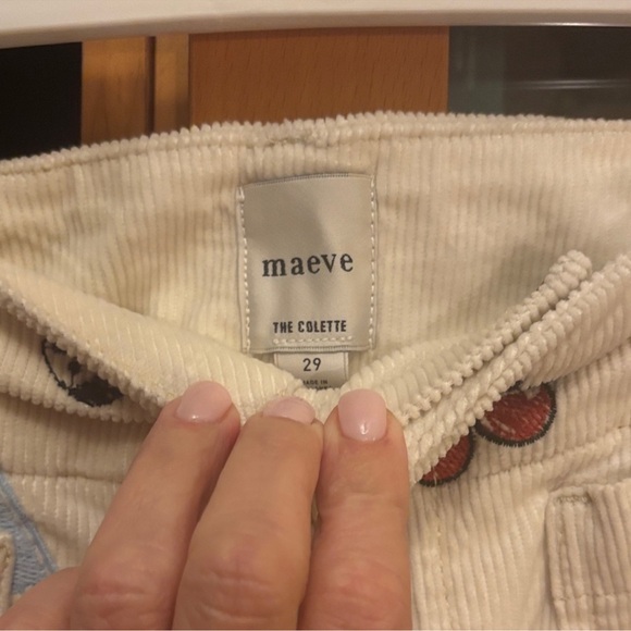 ANTHROPOLOGIE Maeve The Colette Corduroy Printed Wide Leg Pants - Picture 8 of 13